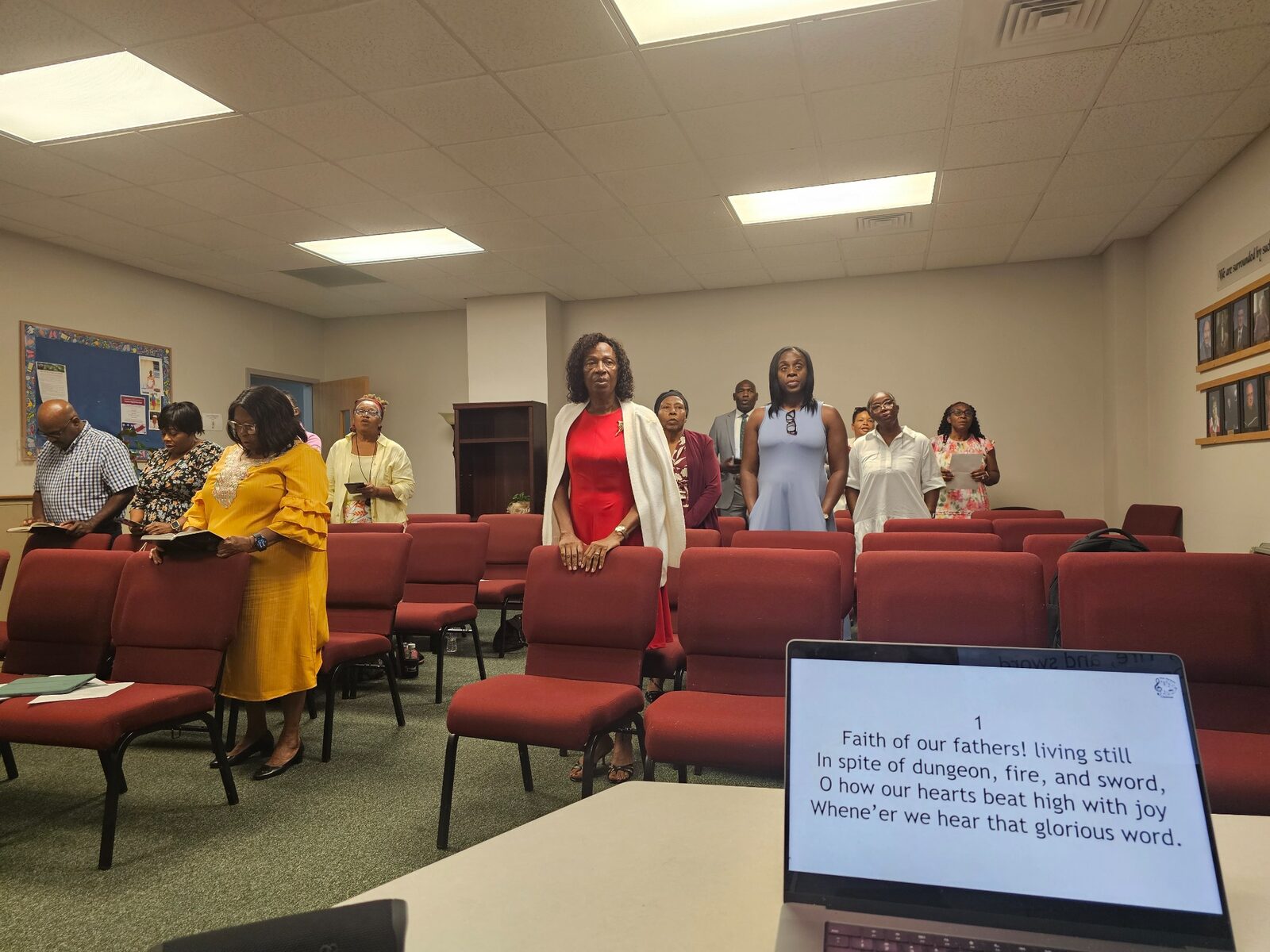 Members of Hearts of Love Ministry worshipping together